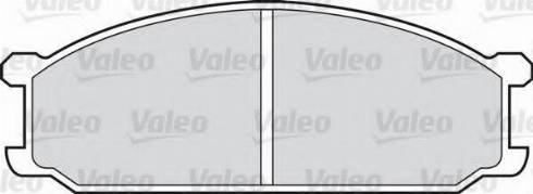 Valeo 551661 - Bremžu uzliku kompl., Disku bremzes www.autospares.lv