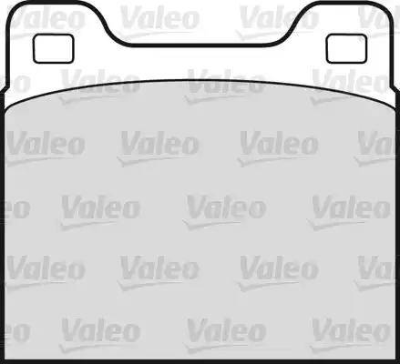 Valeo 551603 - Bremžu uzliku kompl., Disku bremzes www.autospares.lv