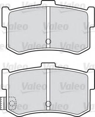 Valeo 551602 - Brake Pad Set, disc brake www.autospares.lv