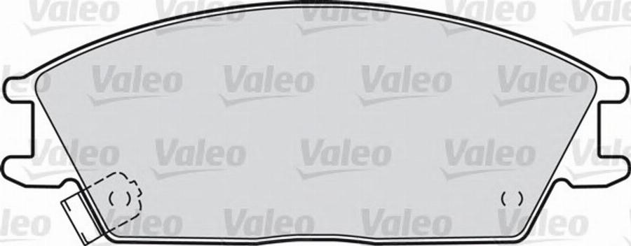 Valeo 551689 - Bremžu uzliku kompl., Disku bremzes autospares.lv