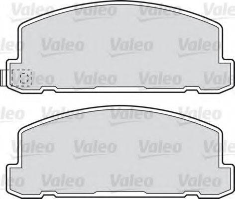 Valeo 551670 - Bremžu uzliku kompl., Disku bremzes www.autospares.lv