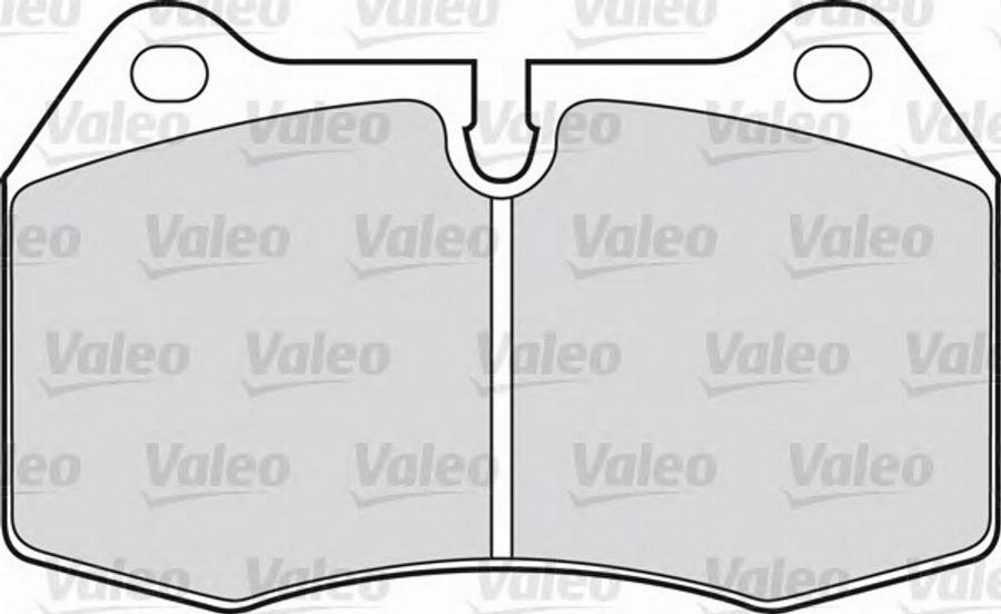 Valeo 551748 - Bremžu uzliku kompl., Disku bremzes www.autospares.lv