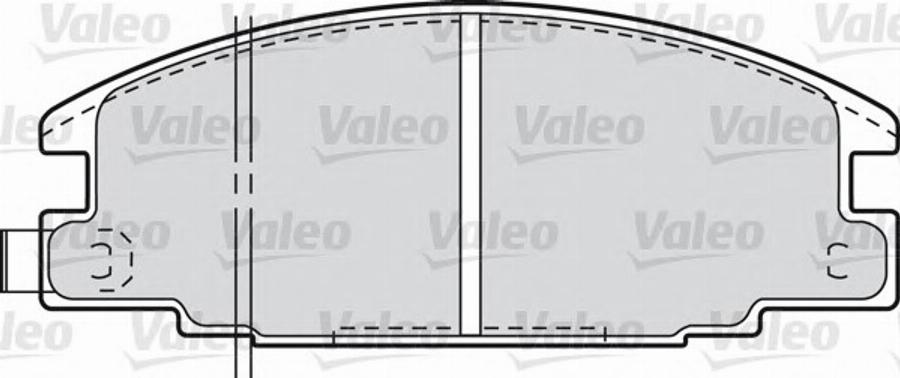 Valeo 551759 - Bremžu uzliku kompl., Disku bremzes www.autospares.lv