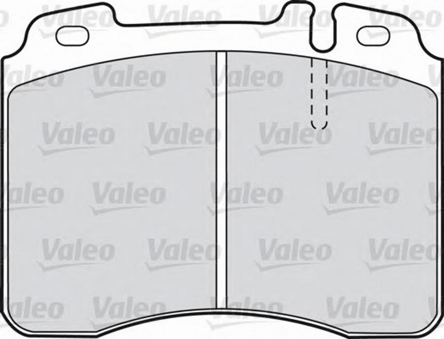 Valeo 551709 - Bremžu uzliku kompl., Disku bremzes autospares.lv