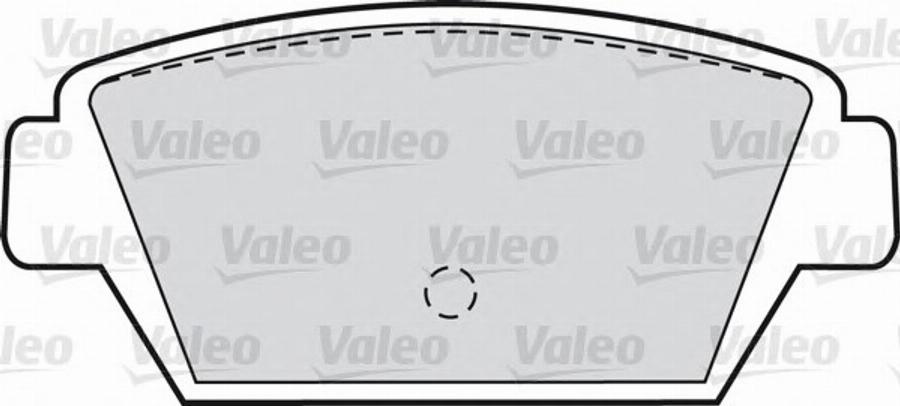 Valeo 551704 - Bremžu uzliku kompl., Disku bremzes www.autospares.lv