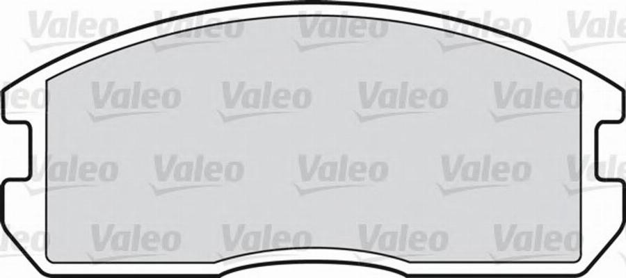 Valeo 551705 - Bremžu uzliku kompl., Disku bremzes autospares.lv