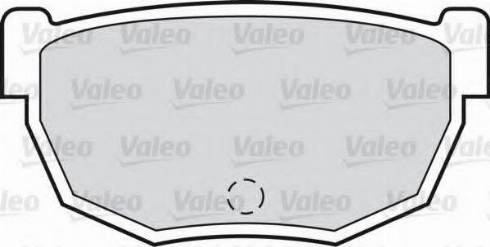 Valeo 551703 - Bremžu uzliku kompl., Disku bremzes www.autospares.lv