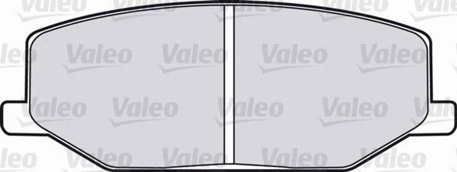 Valeo 551707 - Brake Pad Set, disc brake www.autospares.lv