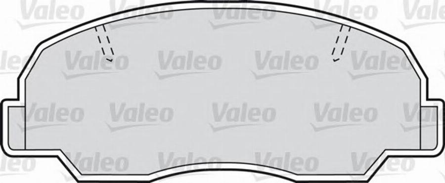 Valeo 551716 - Brake Pad Set, disc brake www.autospares.lv