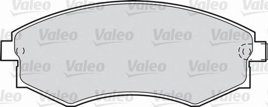 Valeo 551779 - Brake Pad Set, disc brake www.autospares.lv