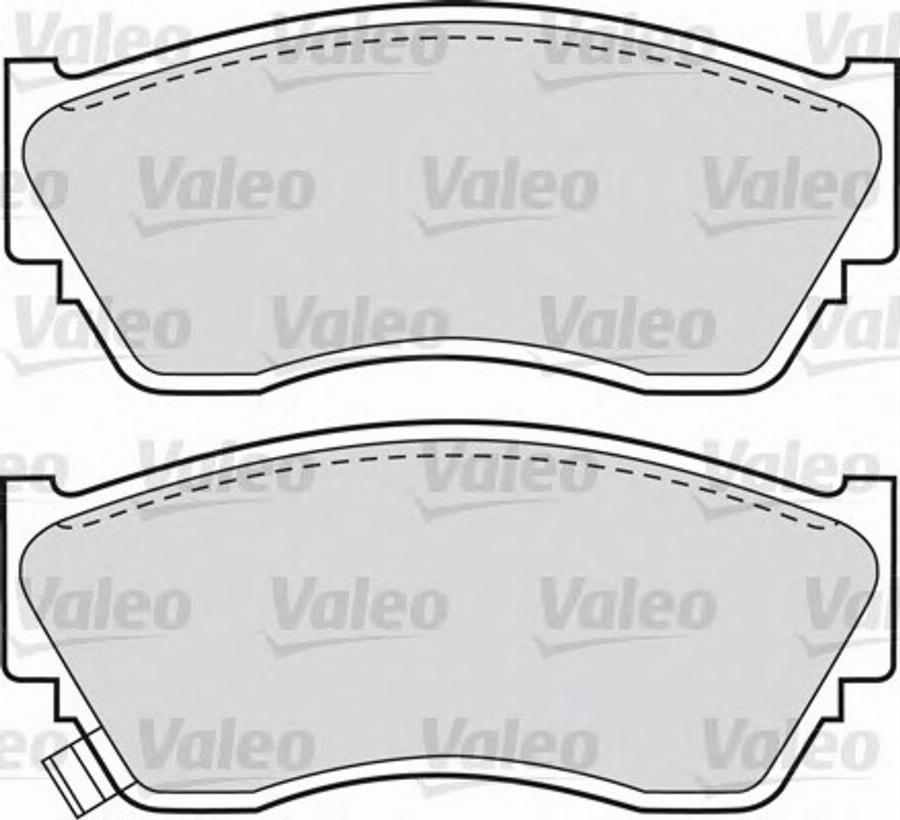 Valeo 551774 - Brake Pad Set, disc brake www.autospares.lv