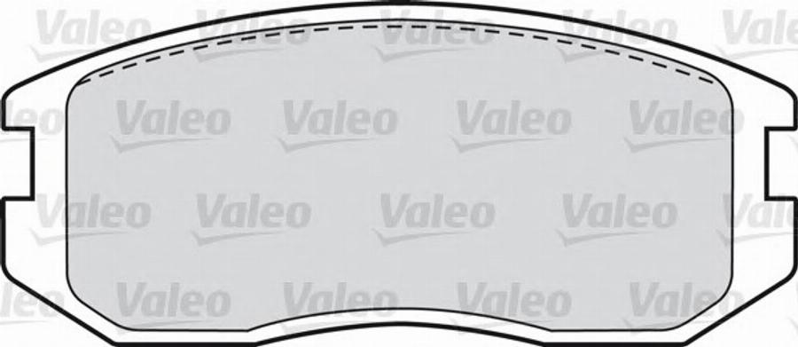 Valeo 551771 - Тормозные колодки, дисковые, комплект www.autospares.lv