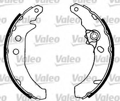 Valeo 554650 - Bremžu loku komplekts www.autospares.lv