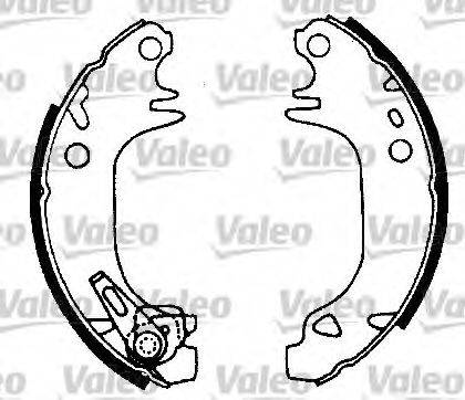 Valeo 554667 - Bremžu loku komplekts www.autospares.lv