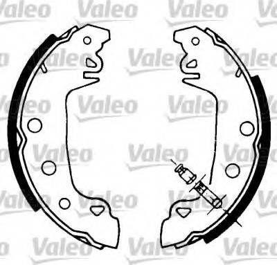 Valeo 554630 - Brake Shoe Set www.autospares.lv