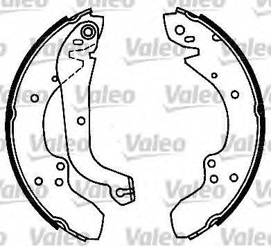 Valeo 553680 - Bremžu loku komplekts www.autospares.lv