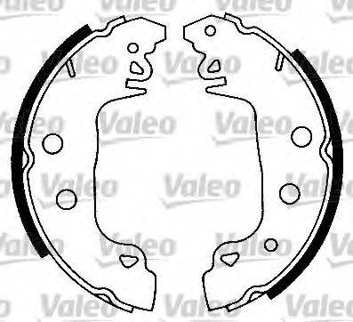 Valeo 554635 - Bremžu loku komplekts www.autospares.lv