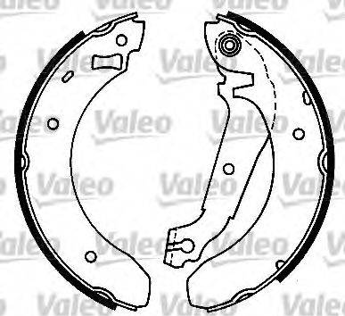 Valeo 553630 - Bremžu loku komplekts www.autospares.lv