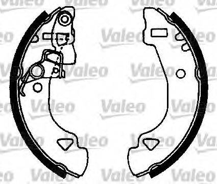 Valeo 553818 - Bremžu loku komplekts www.autospares.lv