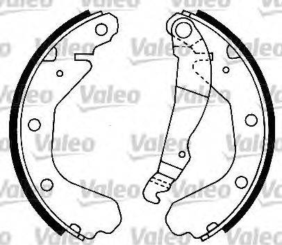 Valeo 554665 - Bremžu loku komplekts autospares.lv