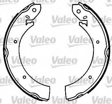 Valeo 554564 - Bremžu loku komplekts autospares.lv