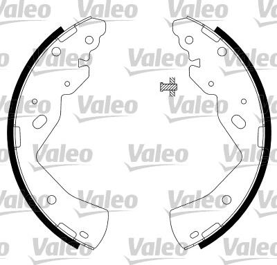 Valeo 564035 - Bremžu loku komplekts www.autospares.lv