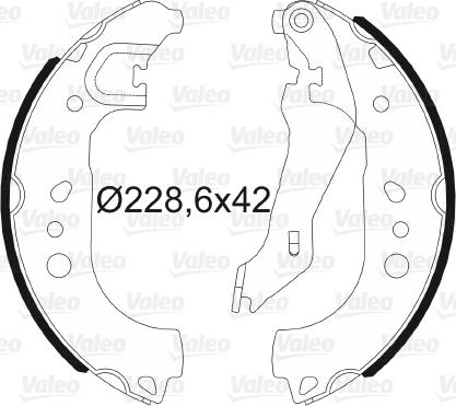 Valeo 564192 - Bremžu loku komplekts autospares.lv