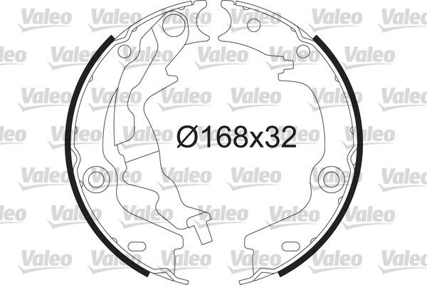 Valeo 564229 - Bremžu loku komplekts www.autospares.lv