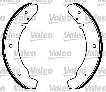 Valeo 562407 - Bremžu loku komplekts www.autospares.lv