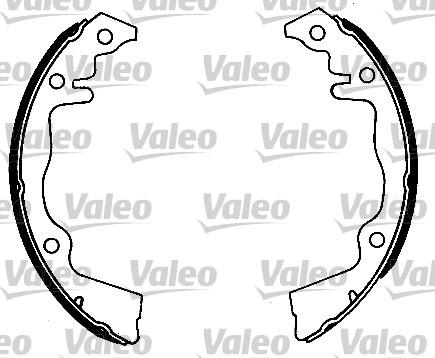 Valeo 562431 - Bremžu loku komplekts www.autospares.lv