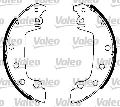 Valeo 562016 - Bremžu loku komplekts autospares.lv