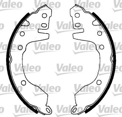 Valeo 562748 - Bremžu loku komplekts www.autospares.lv