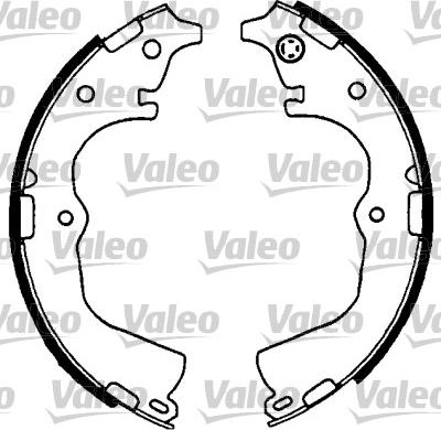 Valeo 562751 - Brake Shoe Set www.autospares.lv