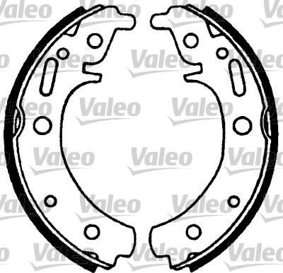 Valeo 562718 - Brake Shoe Set www.autospares.lv