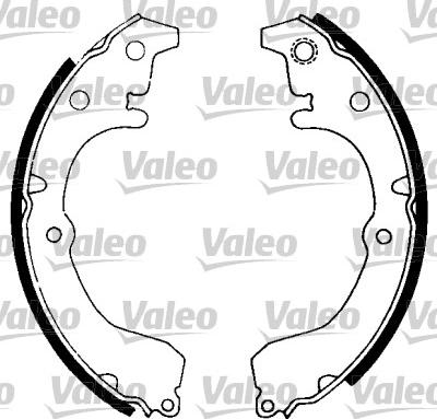 Valeo 562712 - Bremžu loku komplekts www.autospares.lv