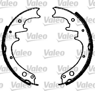 Valeo 562731 - Bremžu loku komplekts www.autospares.lv