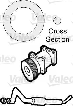 Valeo 509741 - Blīve, Dzesēšanas sķidruma cauruļvads www.autospares.lv