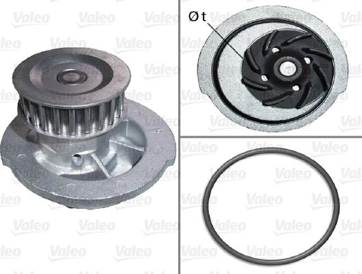 Valeo 506953 - Ūdenssūknis www.autospares.lv