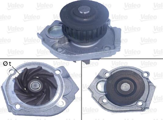 Valeo 506967 - Water Pump www.autospares.lv