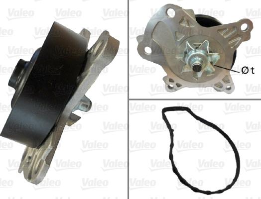 Valeo 506982 - Ūdenssūknis www.autospares.lv