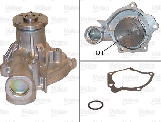 Valeo 506936 - Ūdenssūknis www.autospares.lv