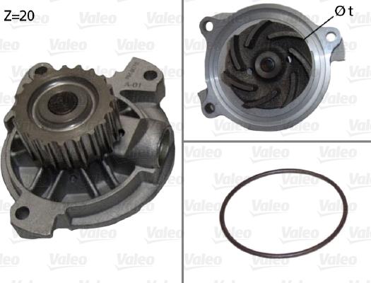 Valeo 506920 - Ūdenssūknis www.autospares.lv