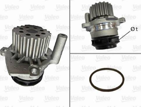 Valeo 506974 - Ūdenssūknis autospares.lv