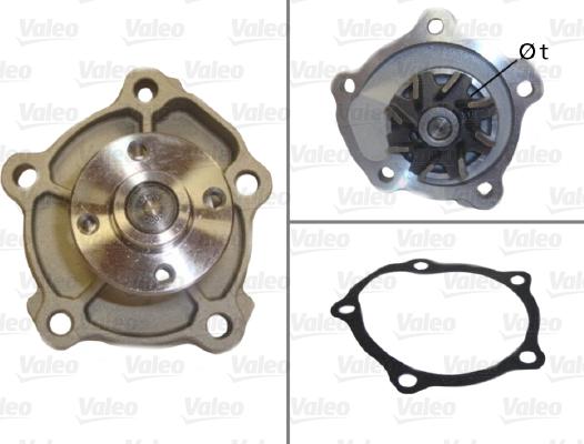 Valeo 506975 - Ūdenssūknis www.autospares.lv