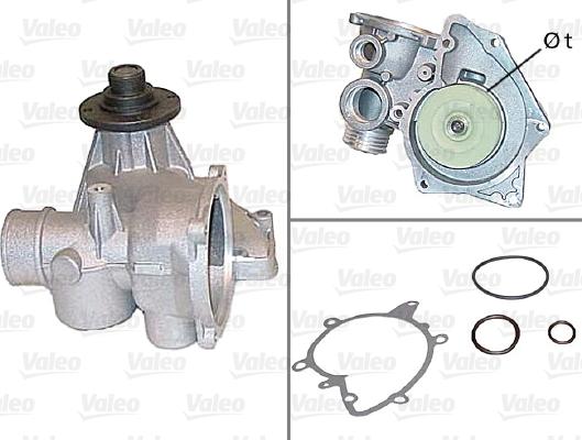 Valeo 506445 - Ūdenssūknis www.autospares.lv