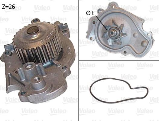 Valeo 506443 - Ūdenssūknis autospares.lv