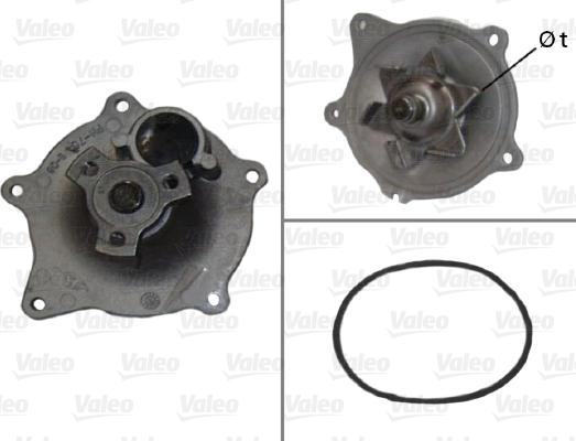 Valeo 506454 - Ūdenssūknis www.autospares.lv