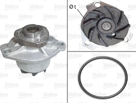 Valeo 506484 - Водяной насос www.autospares.lv