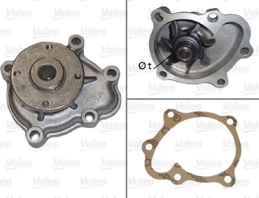 Valeo 506481 - Водяной насос www.autospares.lv