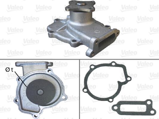 Valeo 506438 - Ūdenssūknis www.autospares.lv